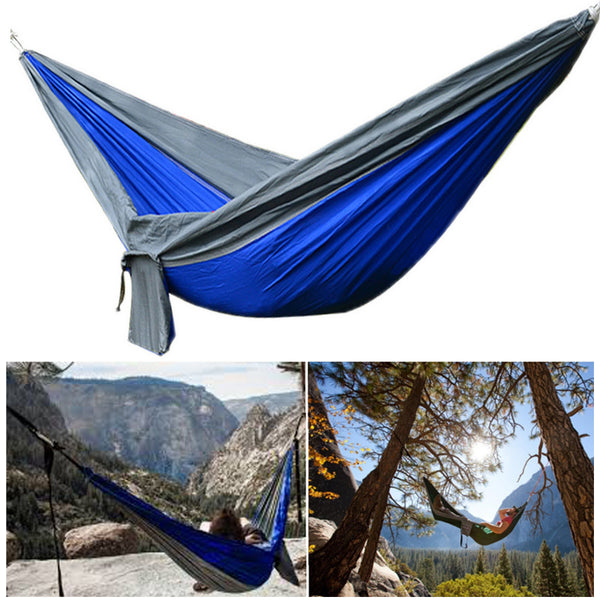 IPRee® Upgraded Type 270x140CM Double Hammock 210T Nylon Swing Bed Max Load 250kg 