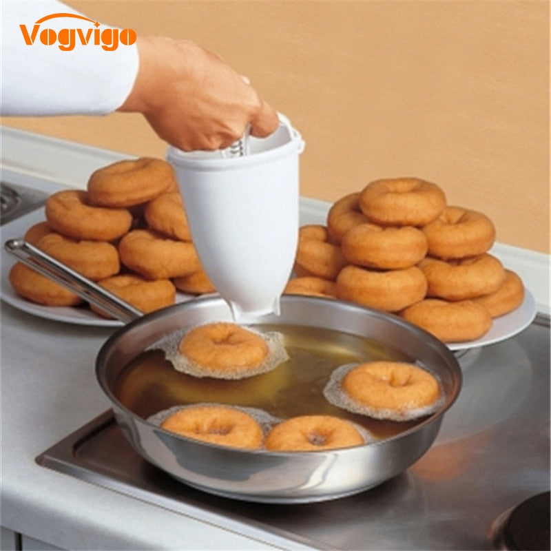 VOGVIGO Donut Making Tool Diy Donut Making Artifact Creative  Baking Tools Kitchen Dessert Gadget