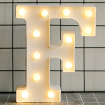 Luminous LED Alphabets & Numbers