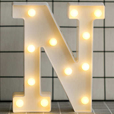 Luminous LED Alphabets & Numbers