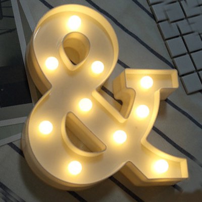 Luminous LED Alphabets & Numbers