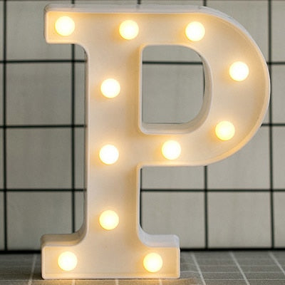 Luminous LED Alphabets & Numbers