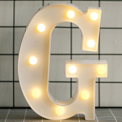 Luminous LED Alphabets & Numbers