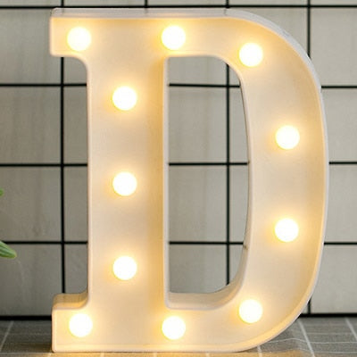 Luminous LED Alphabets & Numbers