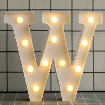 Luminous LED Alphabets & Numbers