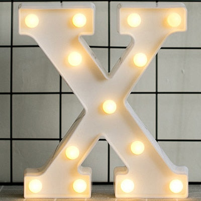 Luminous LED Alphabets & Numbers