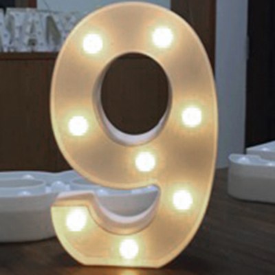 Luminous LED Alphabets & Numbers