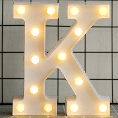 Luminous LED Alphabets & Numbers