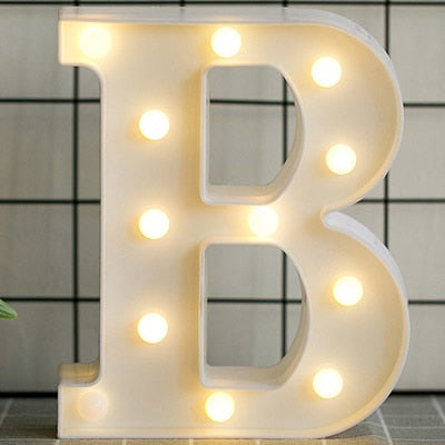 Luminous LED Alphabets & Numbers