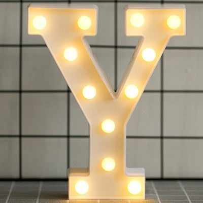 Luminous LED Alphabets & Numbers