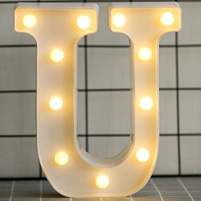 Luminous LED Alphabets & Numbers