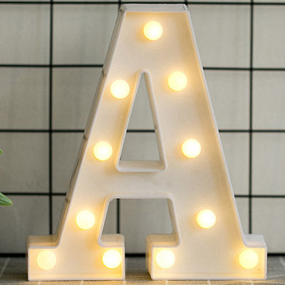 Luminous LED Alphabets & Numbers