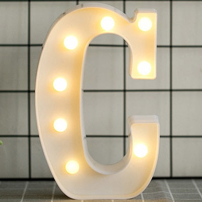 Luminous LED Alphabets & Numbers