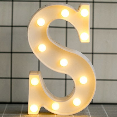 Luminous LED Alphabets & Numbers