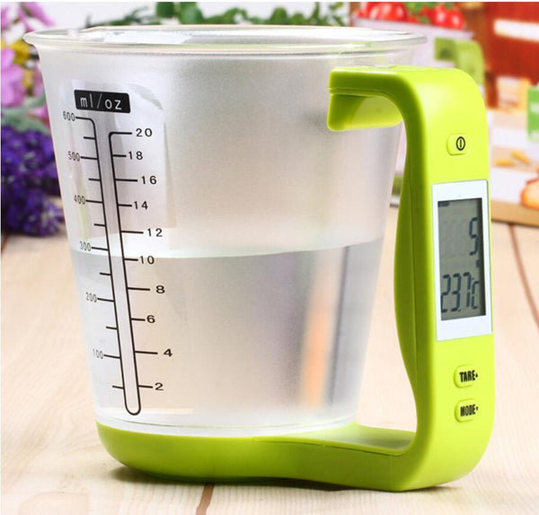 Digital Scale With Measuring Cup