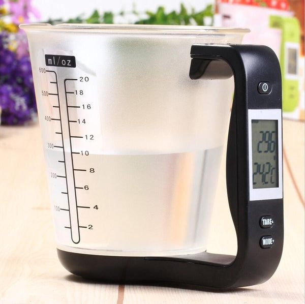 Digital Scale With Measuring Cup