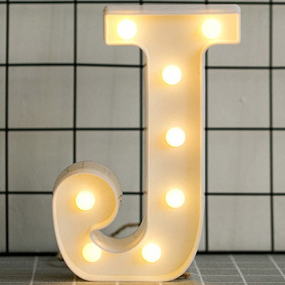 Luminous LED Alphabets & Numbers