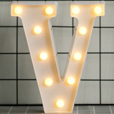 Luminous LED Alphabets & Numbers