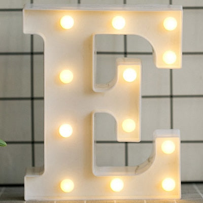 Luminous LED Alphabets & Numbers