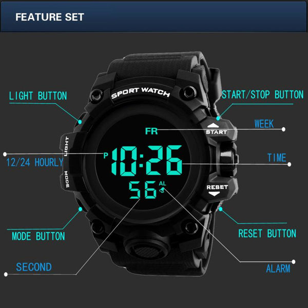  Men Analog Digital Military Army Sport LED Waterproof Wrist Watch 2019 NEW watch men sport waterproof relogio masculino