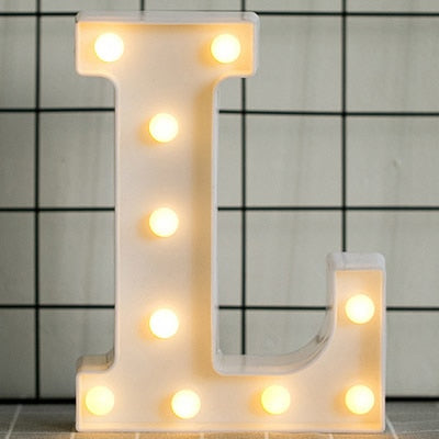 Luminous LED Alphabets & Numbers