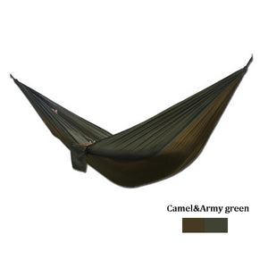 Double Nylon Hammock With Storage